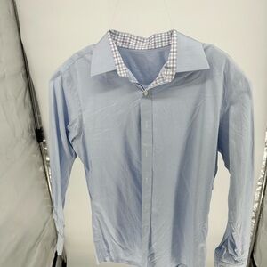 Classic Light Blue Men's Dress Shirt